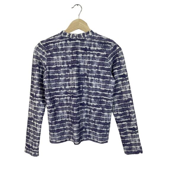 Athleta Girl XXL 16 Tie Dyed Tropics Rashguard Swimsuit Top ONLY Purple Girls - Picture 3 of 11